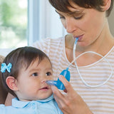 BabyComfy Nasal Aspirator -- The Snotsucker -- Hygienically & Safely Removes Baby's Nasal Mucus - Magenta