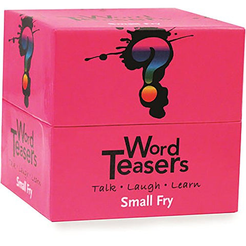 Word Teasers Small Fry - Interactive Vocabulary Trivia Game Cards Featuring Words for Children