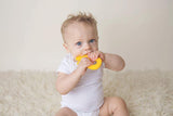 Non-Toxic BPA Free BPA Silicone Pineapple Baby Teether (Marigold)