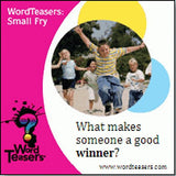 Word Teasers Small Fry - Interactive Vocabulary Trivia Game Cards Featuring Words for Children
