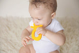 Non-Toxic BPA Free BPA Silicone Pineapple Baby Teether (Marigold)