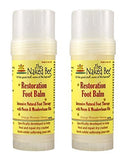 The Naked Bee Restoration Foot Balm, 2 Ounce - 2 Pack