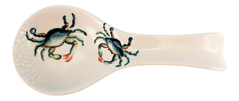 Maryland Blue Crabs Spoonrest Ceramic 9 Inch Kitchen Stovetop by Beachcombers