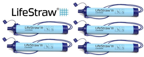 Lifestraw Personal Water Filtration Straw - 5 Pack