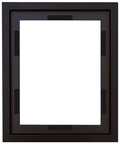 School Specialty 1389674 Canvas Float Frame, 8" x 10" x 3/4" Size, Gesso Black