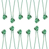 Green Beer Mug Beads : package of 12