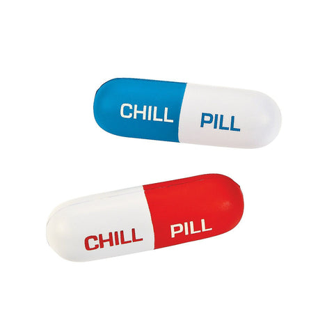 Fun Express Foam Chill Pill Stress Toys (12 Pack)