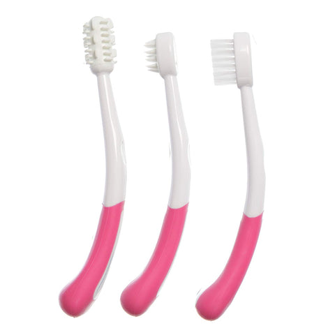 Dreambaby Three Stage Toothbrush Set for Newborn to Toddler