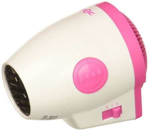 CROC Plug Detachable Mini Dryer, White/Pink