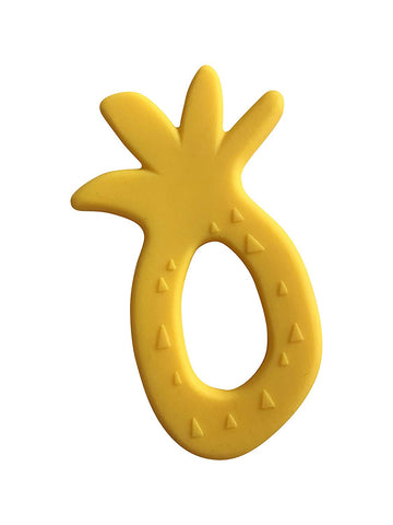 Non-Toxic BPA Free BPA Silicone Pineapple Baby Teether (Marigold)