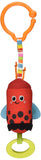 Tiny Love Friend Wind Chime Clip on Toy, Ladybug