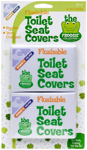 Mommy's Helper Flushable Toilet Seat Covers, White