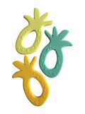 Non-Toxic BPA Free BPA Silicone Pineapple Baby Teether (Marigold)