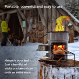 EcoZoom Versa Camping Stove - Portable Wood Burning Camp Stove for Backpacking, Hiking, RV and Survival, no Gas or Electricity needed!
