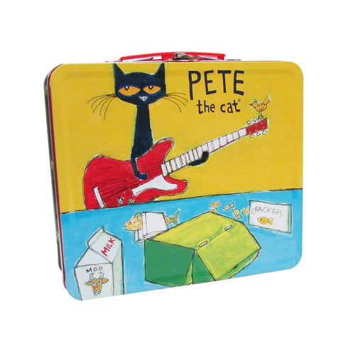 Kids Preferred Pete the Cat Retro Tin Lunch Box, 8"