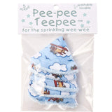 The Peepee Teepee for the Sprinkling WeeWee: 5 Airplanes in Cellophane Bag