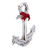 Beachcombers - Driftwood Anchor w/Red Bow