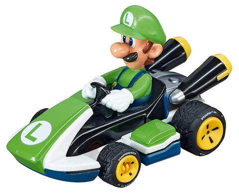 Carrera 64034 GO Analog Slot Car Racing Vehicle Nintendo Mario Kart 8-Luigi-(1:43 Scale)