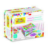 The Orb Factory Sticky Mosaics Butterfly Jewelry Box Arts and Crafts (821 Piece), Blue/Pink/Purple/Yellow, 8.26" x 4.37" x 6.37"