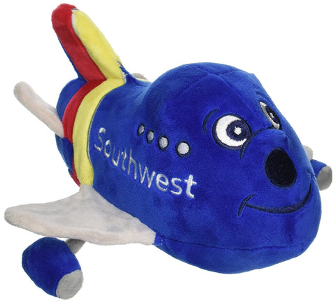 Daron Southwest Airlines Plush Toy Airplane with Sound