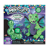 The Orb Factory Orbmolecules Dragasaur Never Dries Compound, Green/Purple/Aqua, 9.44" x 3.44" x 8.44"-Packaging May Vary