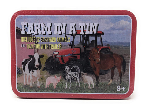 Farm Animals In A Tin