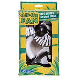 Tee-Zed Clip-On Fan Great for the Beach, Pool, Camping, Work, Lounging or Just Chillin'! - Zebra Print