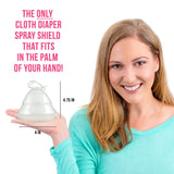 Diaper Dawgs - High Powered Cloth Diaper Toilet Sprayer with Spray Shield, Complete Kit